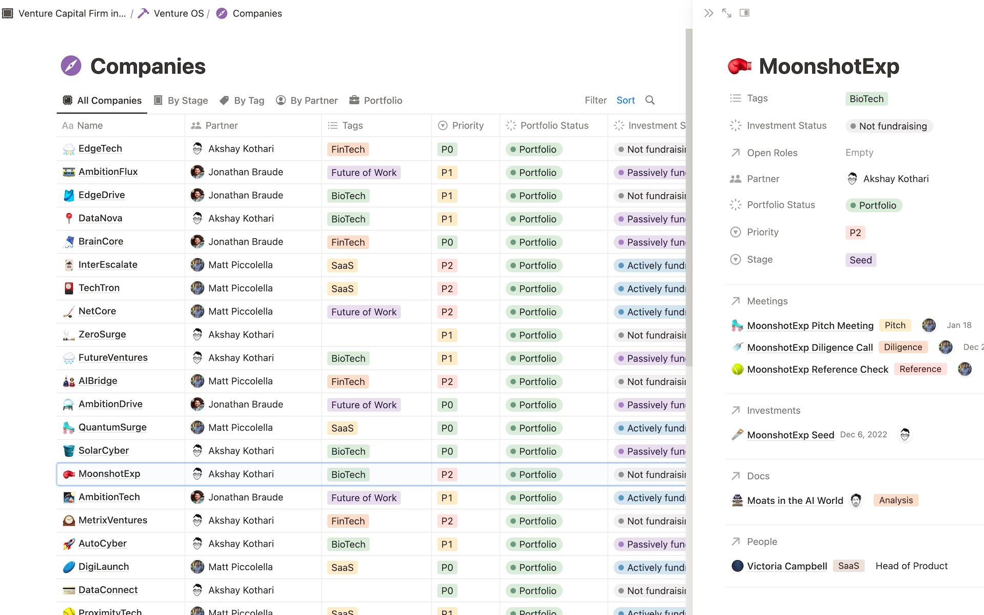 Running a venture capital firm isn’t easy; with Notion, we can make it easier. This template contains everything you need to run your VC firm.