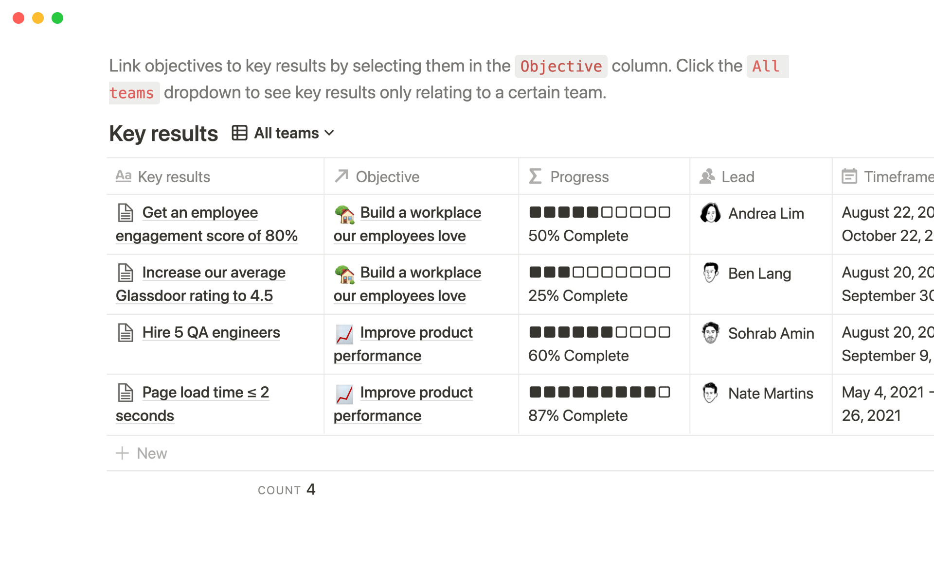 Take a page from Buffer's Notion workspace and make your company goals accessible to everyone.