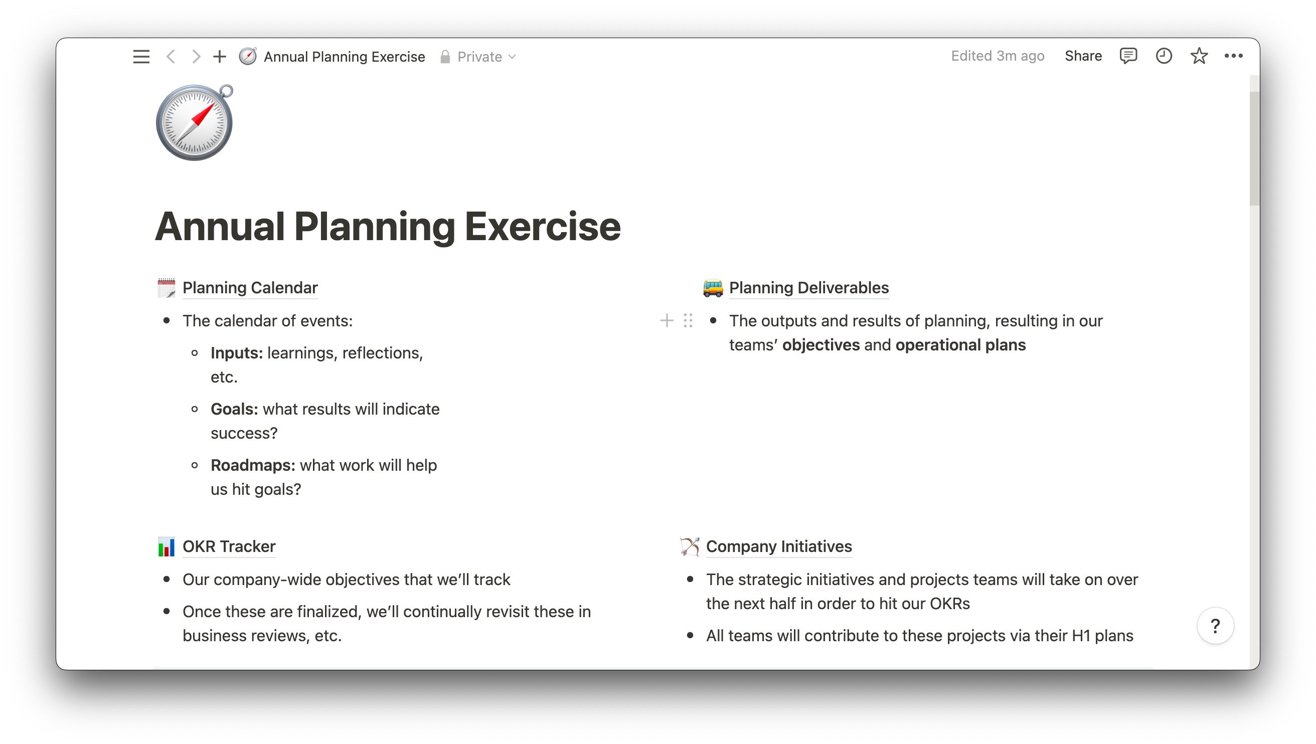 Project plan template