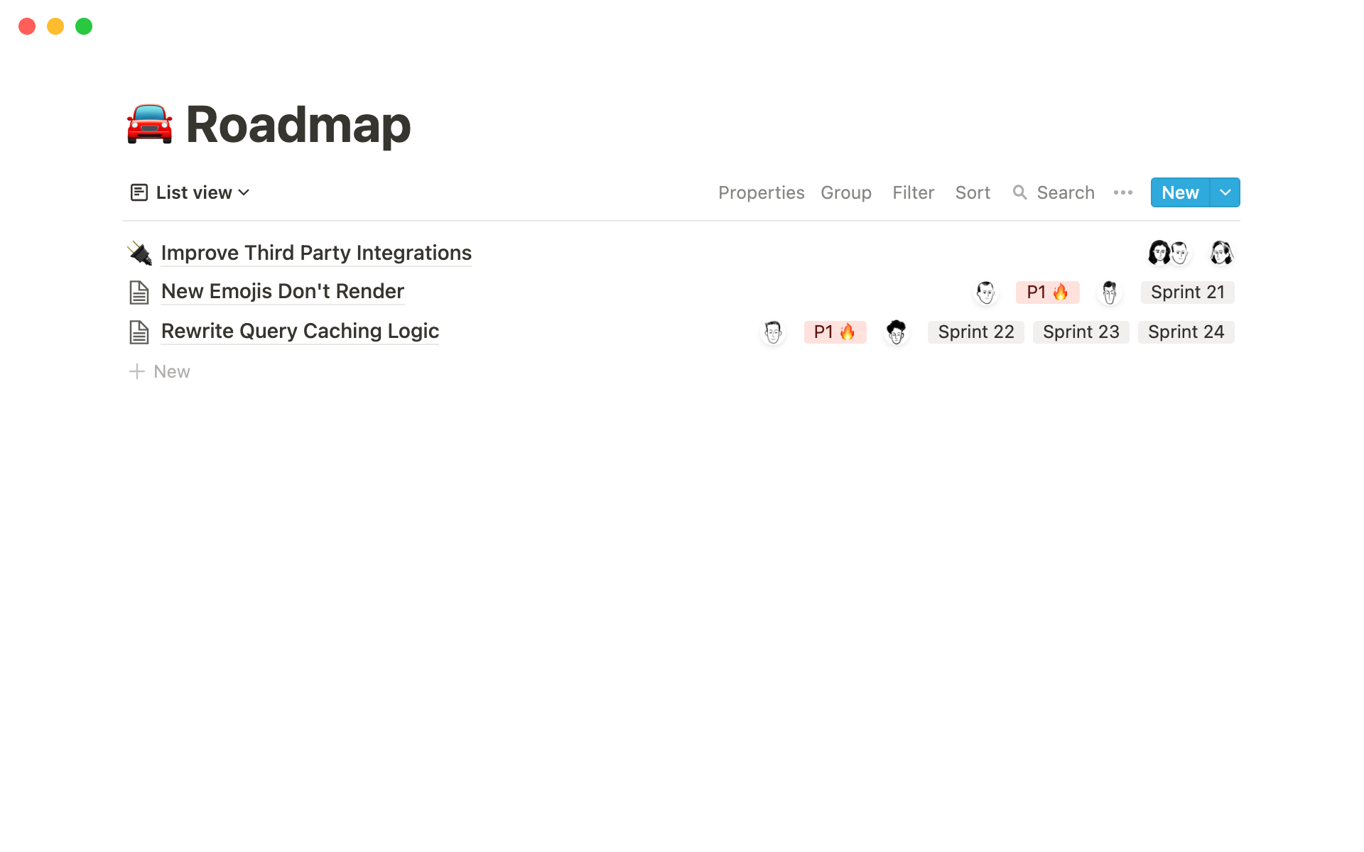 Track all of your project work with this template. Organize all your tasks in epics, sprints, and bug reports.