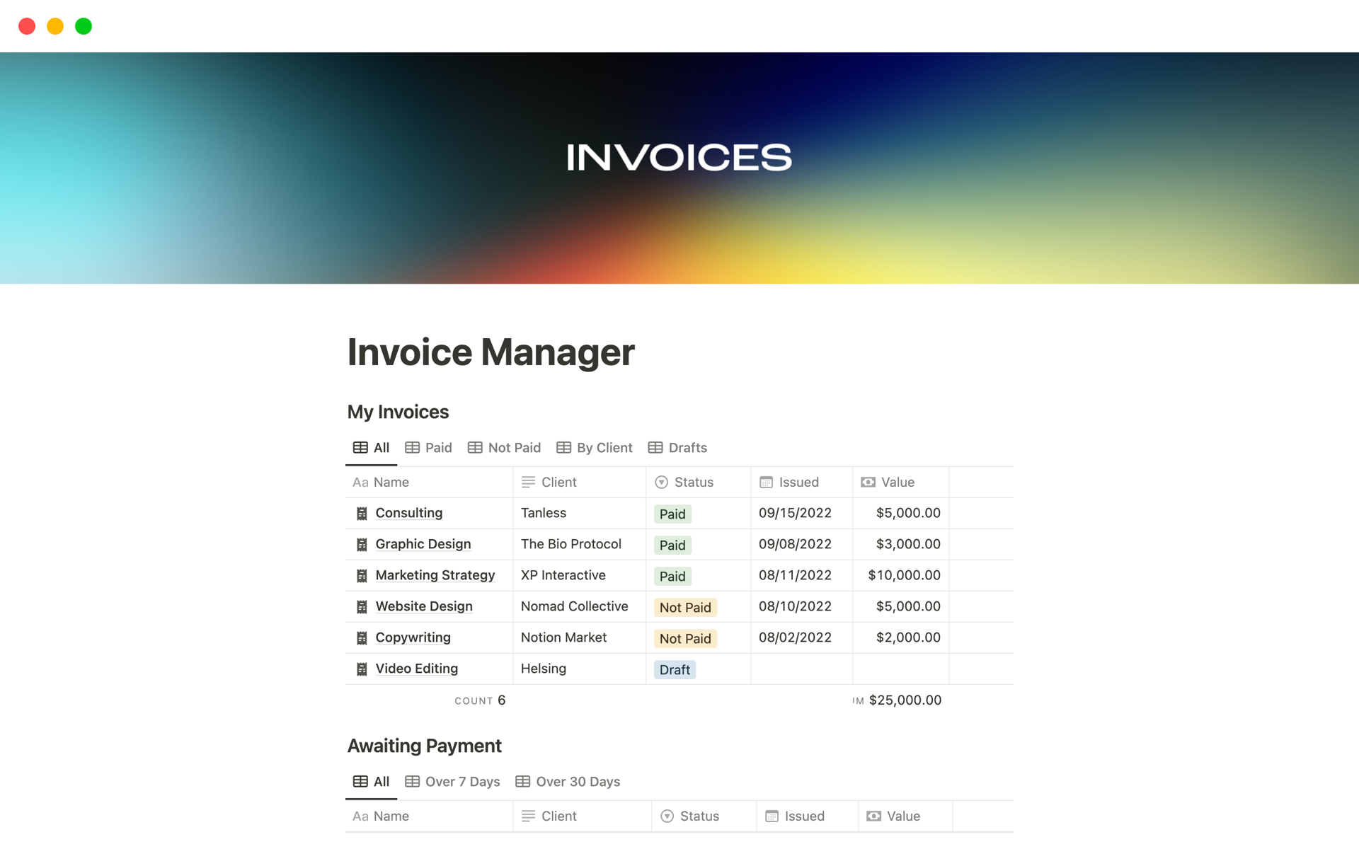 Invoice manager-desktop